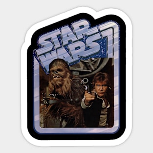 Chewy Han Solo Star Wars Sticker